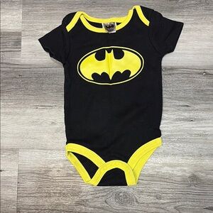 Black and Yellow Batman Baby Onesie 5/$20